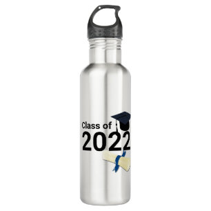 Graduation year elegant class of 2022  710 ml water bottle