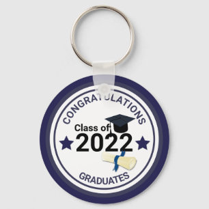 Graduation year elegant class of 2022 key ring