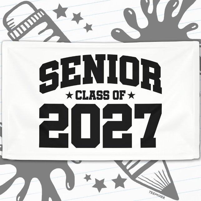 Graduation Year School Pride Senior Class of 2027 Banner (Creator Uploaded)
