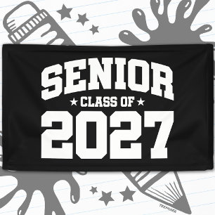 Graduation Year School Pride Senior Class of 2027 Banner