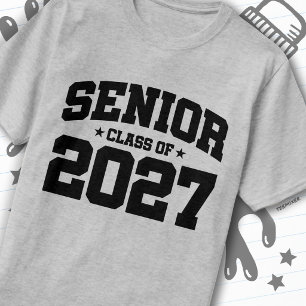 Graduation Year School Pride Senior Class of 2027 T-Shirt