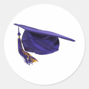 GraduationCap051009 Classic Round Sticker