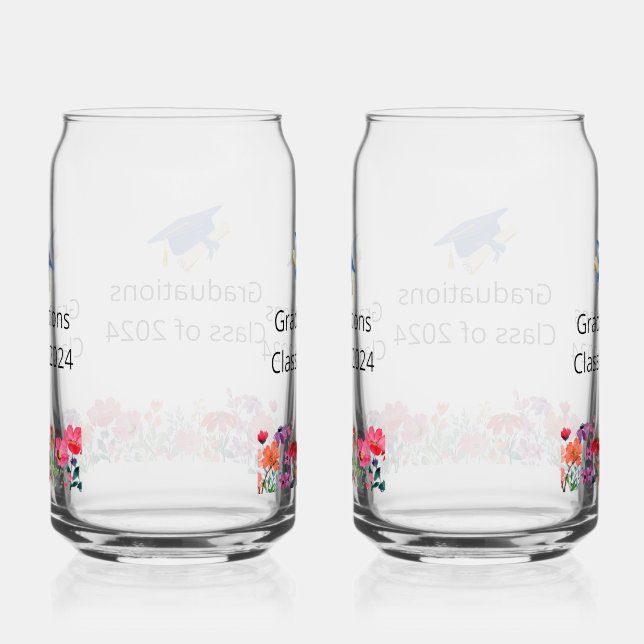 Graduations Class of 2024 Can Glass (Right)