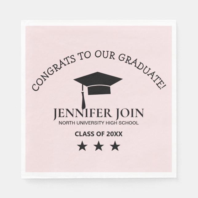 Graduations Class of 2025 Napkin (Front)