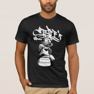 Graf artist with white text T-Shirt