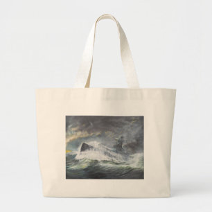 Graf Spee enters the Indian Ocean 3rd November Large Tote Bag