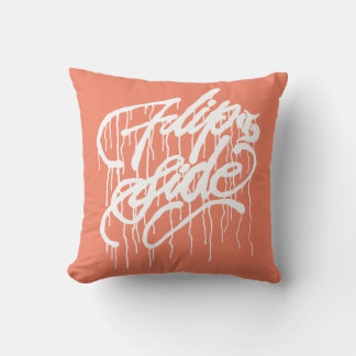 GRAFFIT DRIPPING PAINT CUSHION