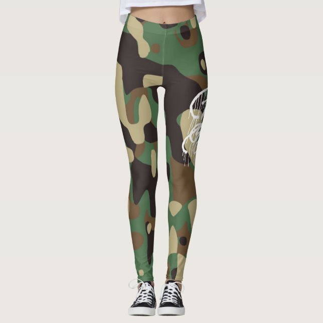 GRAFFIT DRIPPING PAINT LEGGINGS (Front)