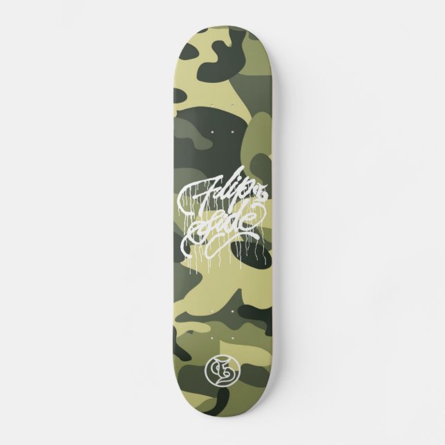 GRAFFIT DRIPPING PAINT SKATEBOARD (Front)