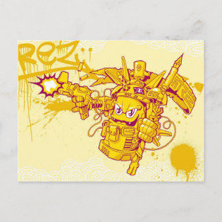 Graffit Spray Gun Postcard
