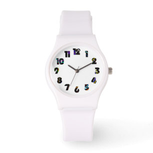 Graffiti 10 Number Overlay Womens Watch cn