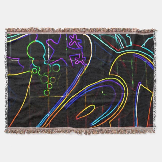 Graffiti 10 tbcnm throw blanket (Front)