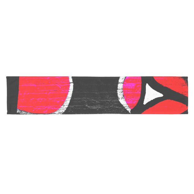 Graffiti 11 trcnm short table runner (Horizontal)