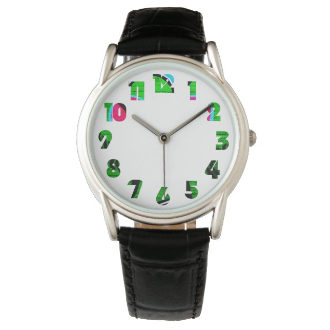 Graffiti 12 Number Overlay wacna Watch (Front)