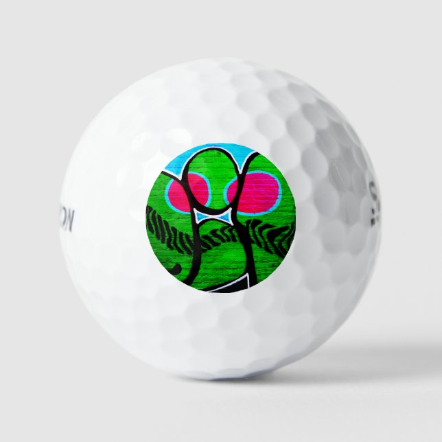 Graffiti 12 ssf gbcnm golf balls (Front)