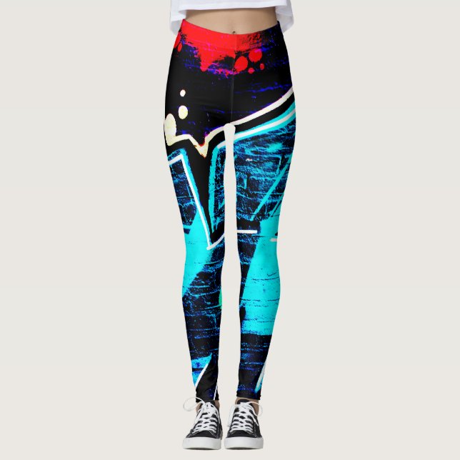 Graffiti 14 lecna leggings (Front)