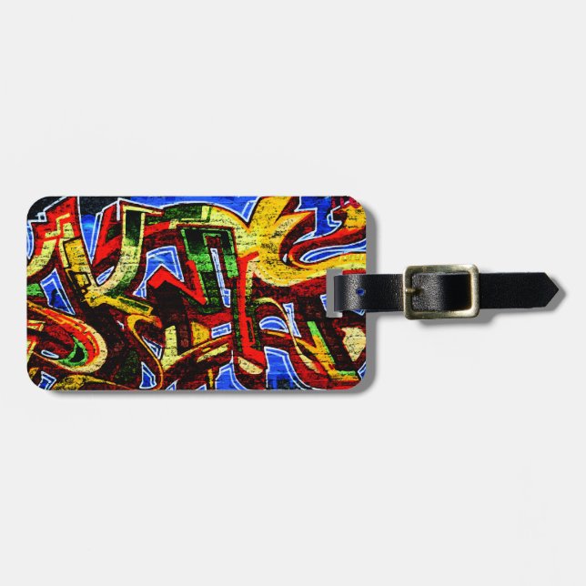 Graffiti 17 cd lta luggage tag (Front Horizontal)