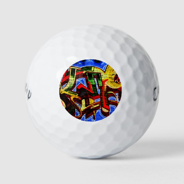 Graffiti 17 cwb gbcna golf balls (Front)