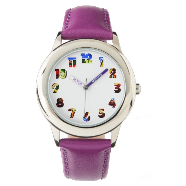 Graffiti 17 Number Overlay wacna Watch (Front)