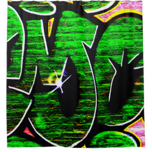 Graffiti 18 sccn shower curtain