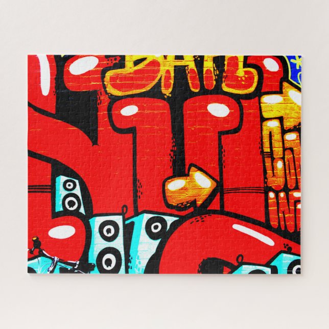 Graffiti 19 16x20 520pc jpcnm jigsaw puzzle (Horizontal)