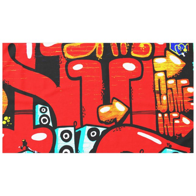 Graffiti 19 60x104 tca tablecloth (Front (Horizontal))