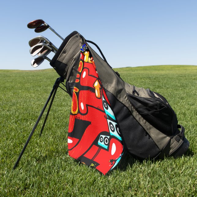 Graffiti 19 gtcna golf towel (Green)