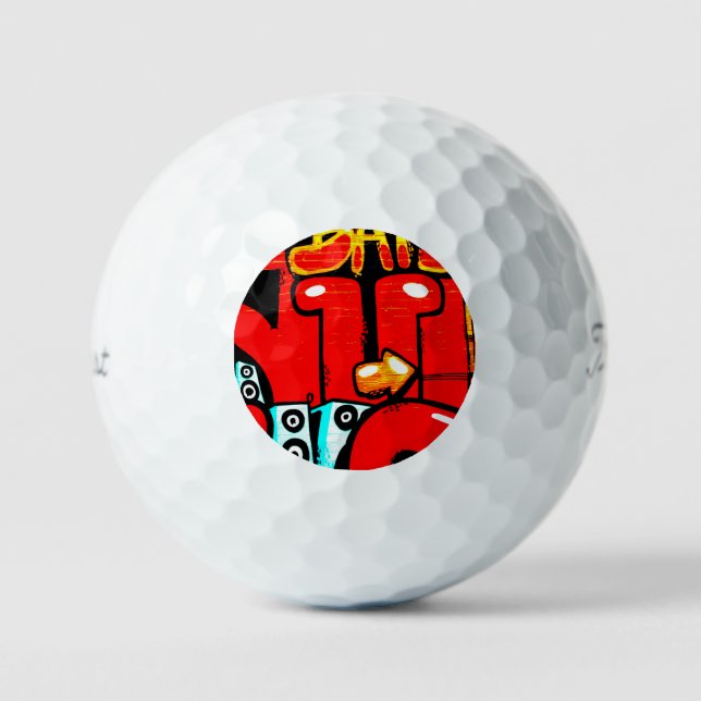 Graffiti 19 tpv1 gbcnm golf balls (Front)