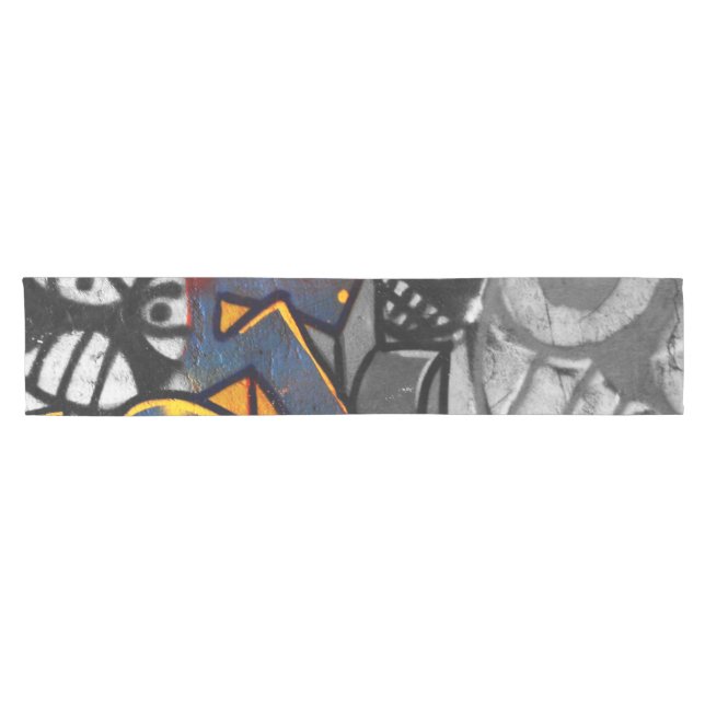 Graffiti 1 trcn short table runner (Horizontal)