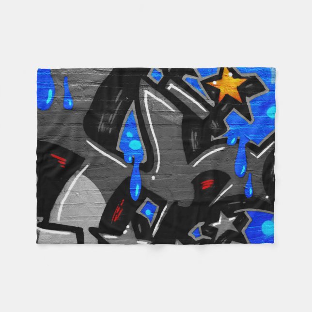 Graffiti 3 fbcnm fleece blanket (Front (Horizontal))