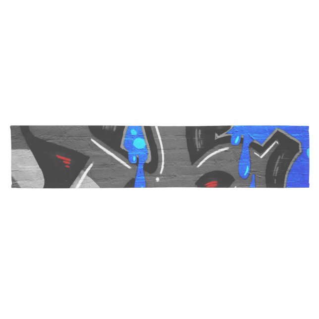 Graffiti 3 trcna short table runner (Horizontal)