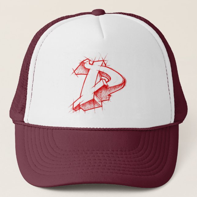 Graffiti 3d style - Arrowmade D - Trucker Hat (Front)