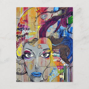 graffiti-508272 graffiti mural street art painting postcard