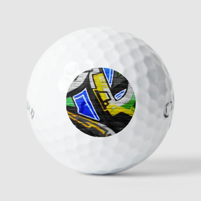 Graffiti 6 css gbcna golf balls (Front)