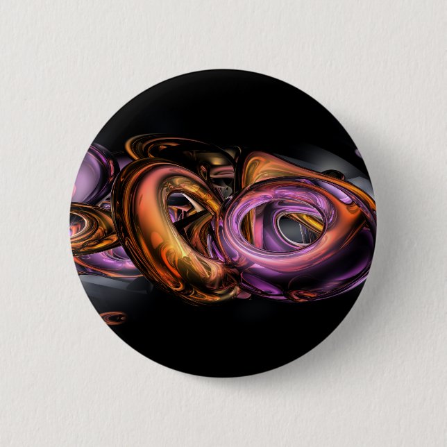 Graffiti Abstract 6 Cm Round Badge (Front)