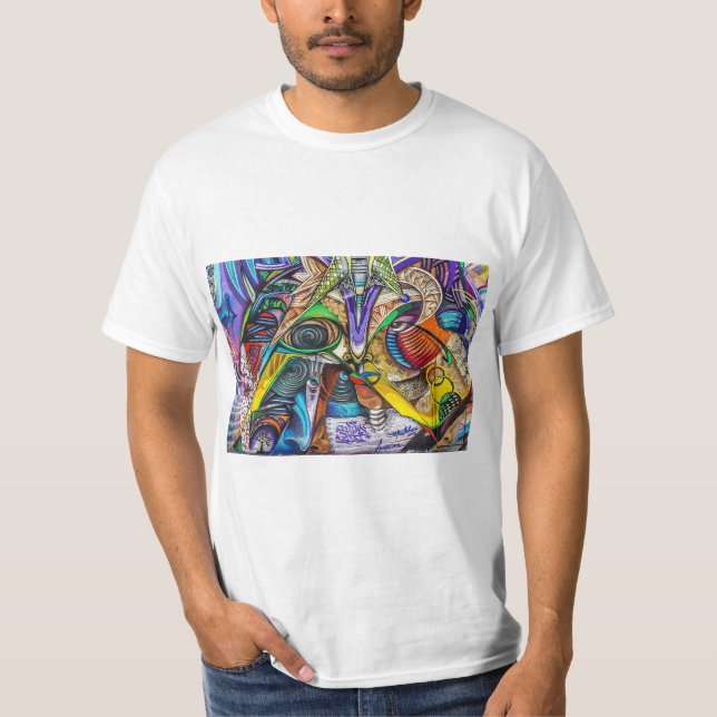 Graffiti abstract art T-Shirt (Front)