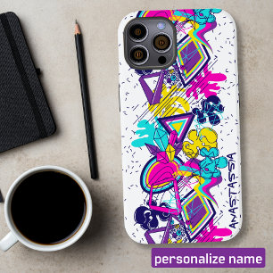 Graffiti abstract colourful pattern with your NAME Case-Mate iPhone 14 Case
