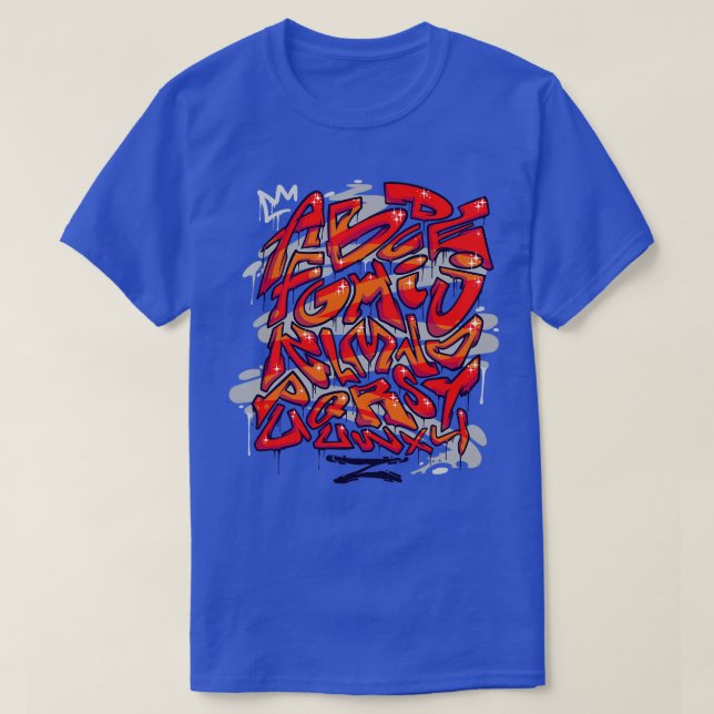 Graffiti Alphabet 2 T-Shirt (Design Front)