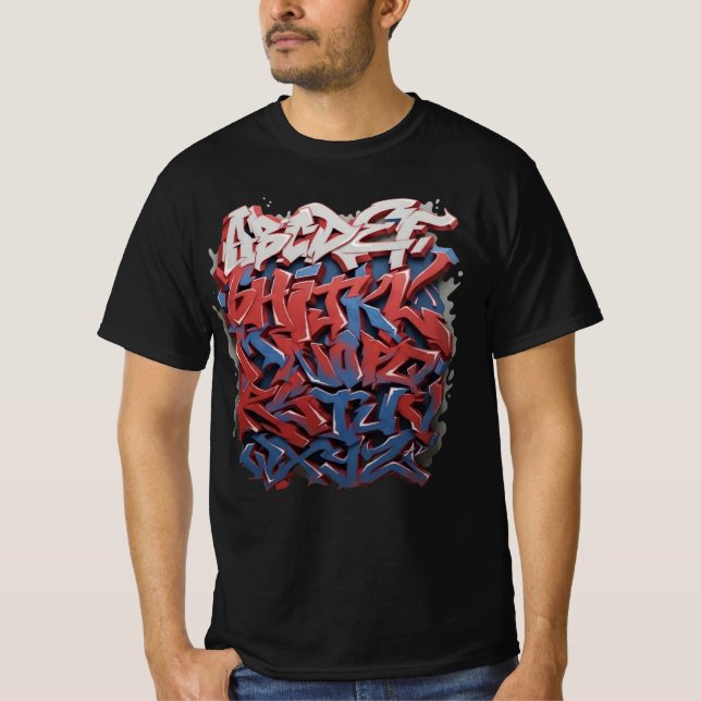 Graffiti Alphabet T-shirt (Front)