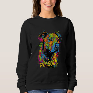 Graffiti American Pit Bull Terrier Mural Street Do Sweatshirt