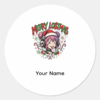 Graffiti Anime Christmas Sticker Punk Gift