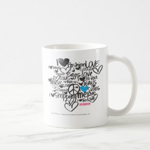 Graffiti Aqua Coffee Mug