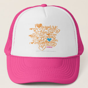 Graffiti Aqua/Orange Trucker Hat