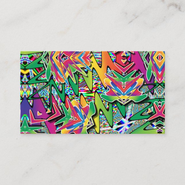 Graffiti Arrow Explosion Business Card (Front)