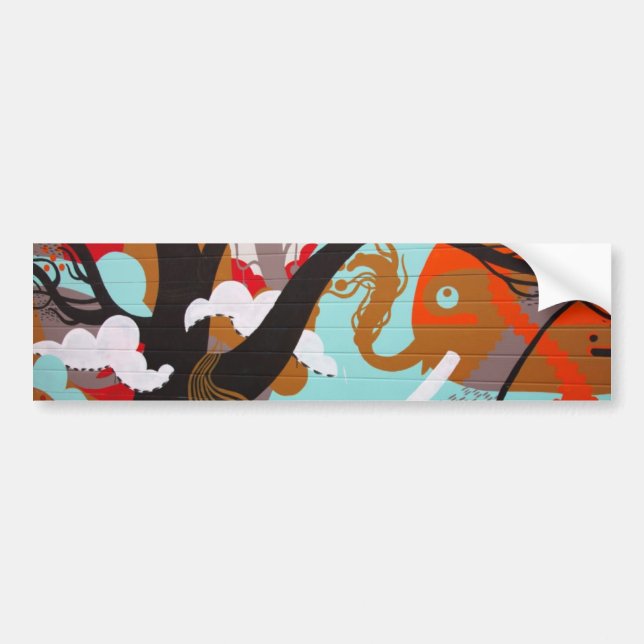 Graffiti Art Bumper Sticker (Front)