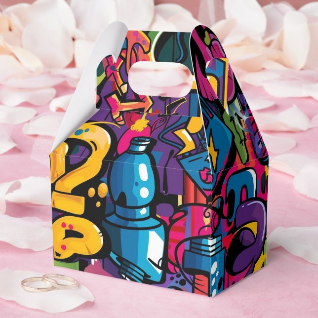 Graffiti Art Favour Box (Wedding)