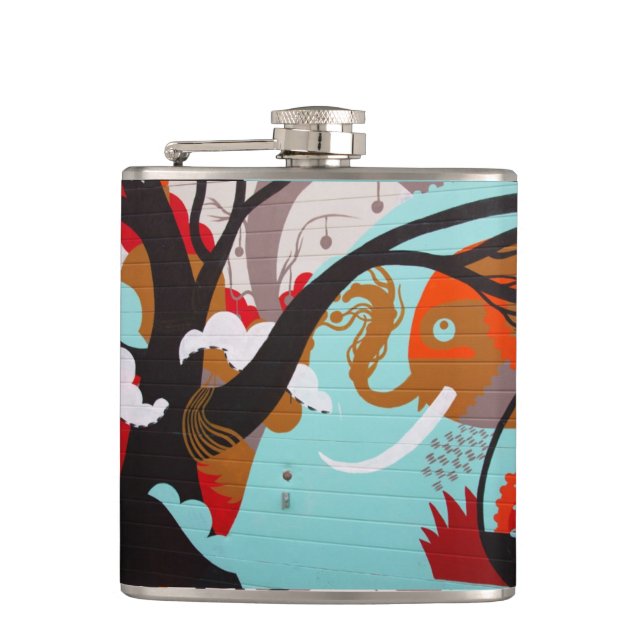 Graffiti Art Flask (Front)