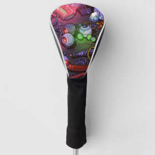 Graffiti art  golf head cover