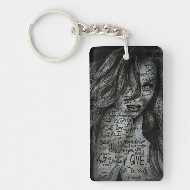 Graffiti Art Key Ring (Front)