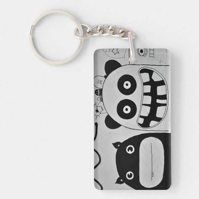 Graffiti Art Key Ring (Front)